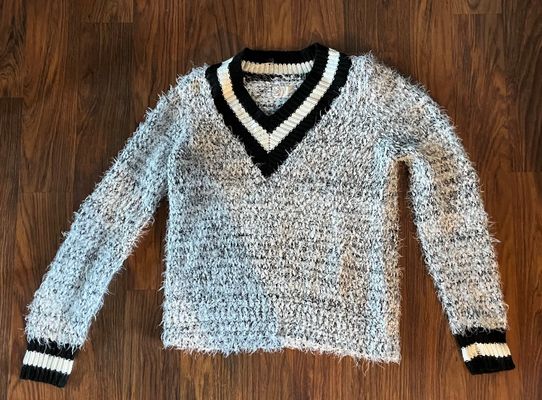 So Black-and-white sweater Junior XS - 0