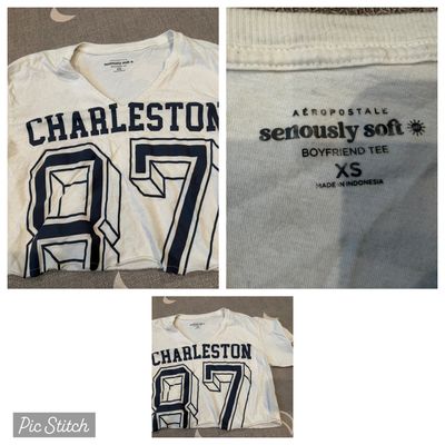 Aeropostale Charleston 87 super soft boyfriend tee Junior XS - 0