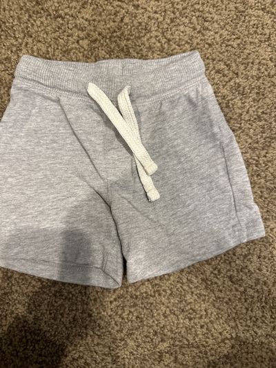 Old Navy gray drawstring shorts  12-18 Months