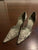 New York Transit Gray/silver heels 8 (Adult)