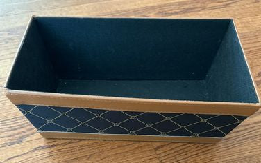 Brown Leather/Black Gift Box