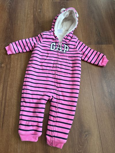 Gap 12-18 month footless fleece lined snowsuit 12 Months
