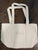 Cream tote bag Mommy tote bag with zipper pocket 2 available