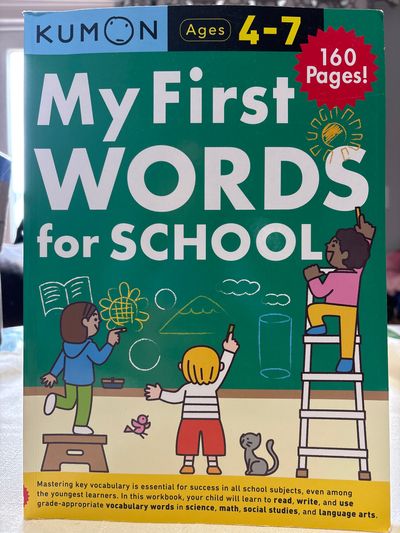 Kumon first words for school