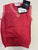 NEW - Lanvin Petite - coral sleeveless top 100 cotton with muslin trim 4T