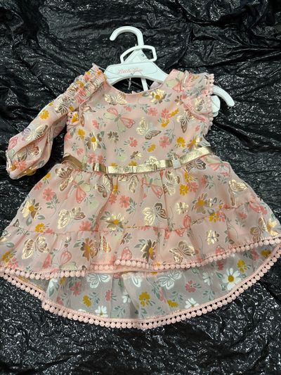 Little lass Butterfly dress new with tags 12 Months