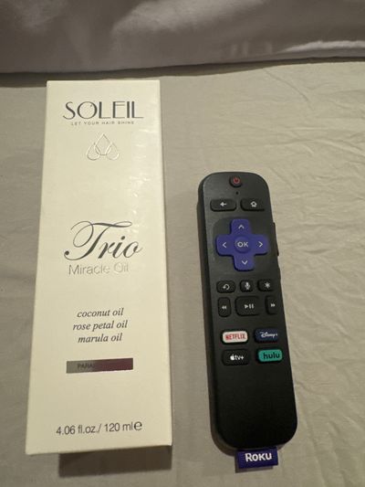 Brand new Soleil trio, miracle oil for hair, 4 oun Coconut rose, petal, and Marla oil luxury hair care