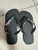 Havaianas New- black flip flops size 31-32 13-1/2 (Lil' Kid)