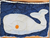 Pottery Barn Kids Baby Crib Sweet whale Pillow Case Quilted Pillow Sham