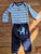 Carters 2 piece outfit long sleeved onesie and pant 6 Months
