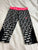Nike dry fit Nike, black, white and hot pink capris size 6/7 6T/6