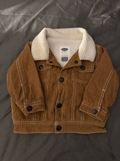 Old Navy Tan Corduroy Jacket 12-18 Months