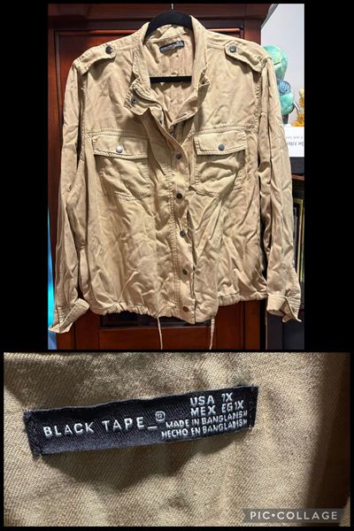BLACK TAPE TAN LIGHTWEIGHT JACKET  Women's - XL