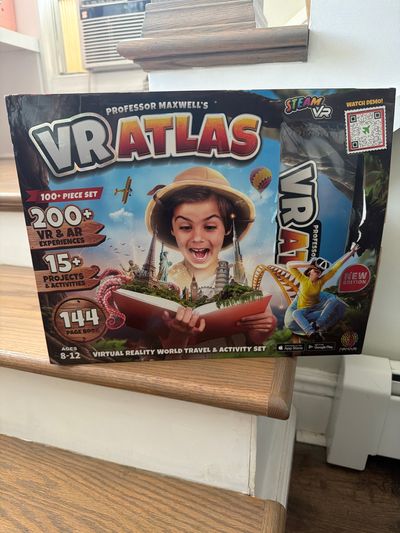 VR Atlas Set Projects and Activities included Opened but projected not used $60 on Amazon