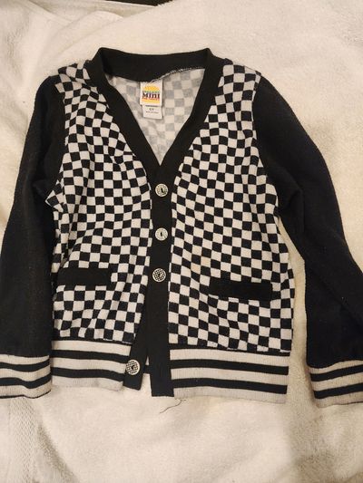 Harajuku Mini for Target cardigan Harajuku Mini for Target cardigan features a distinct checkerboar 5T/5