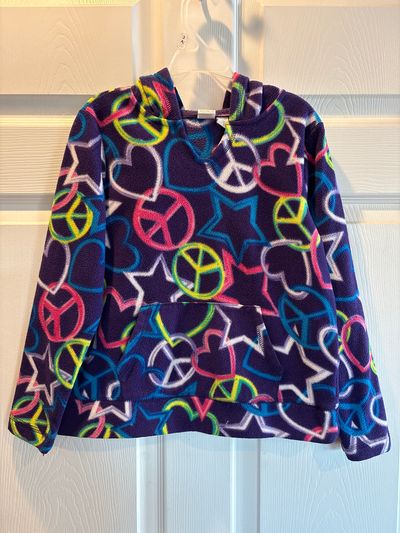 The Childrens Place Fleece pullover with hood 7-8