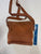 Coach bucket bag tan color suede