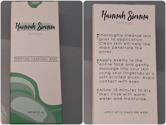 Hannah Sienna Purifying Charcoal Mask