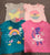 Various Lot of 4 summer tshirts 12-18 Months