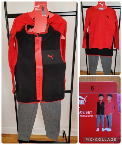 Puma NWT 3pcs Vest Set 6T/6