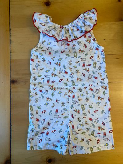 Bella Bliss Seaside Romper 6T/6