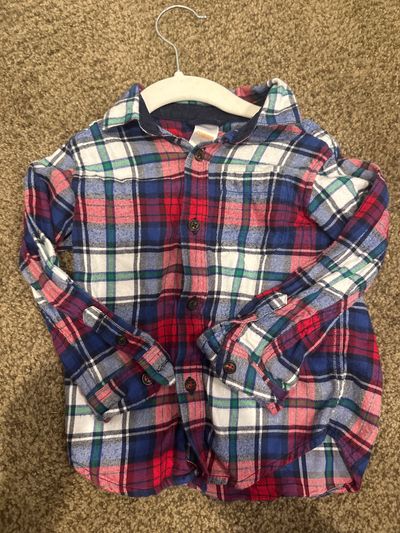 Gymboree top Long sleeve flannel 2T