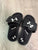 Under armor Black and white under armor slides with Velcro 1 (Big Kid)