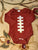 Football Football short sleeve onesie 3-6 Months