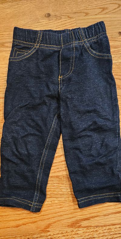 Carter's Like new 12M boys jeans like cotton pants 12 Months