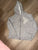 Cat and Jack Grey sweatshirt with butterfly and flower decal - size 8 7-8