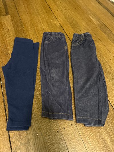 Caters Set 2 Jeggings 1 blue cotton 12-18 Months