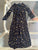 Hudson Baby navy blue with gold stars sleeper with foldable mittens 3-6 Months