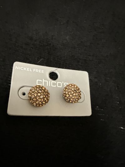 Chicos Pave nickel free earrings