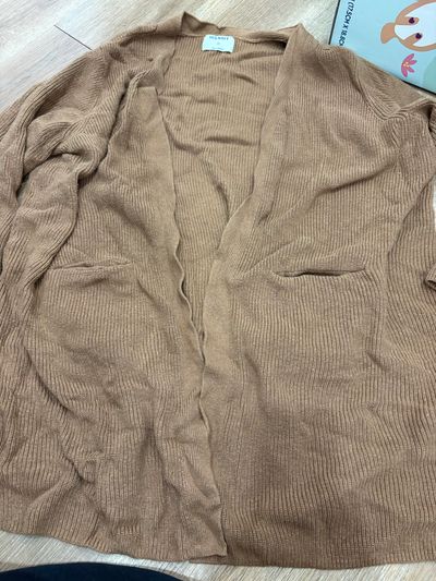 Old navy Long thick cardigan light brown with pockets Women's - XXL