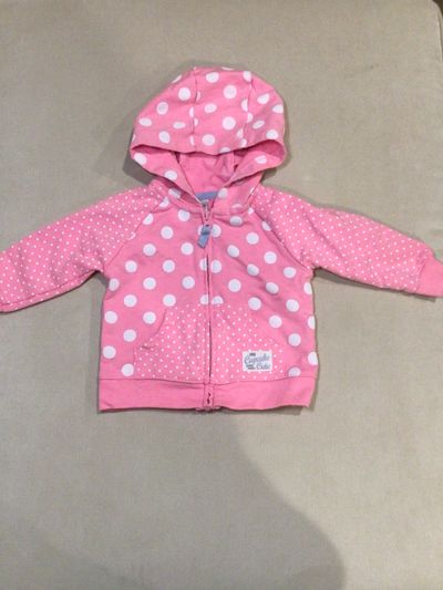 Carters zip up hoodie  9 Months
