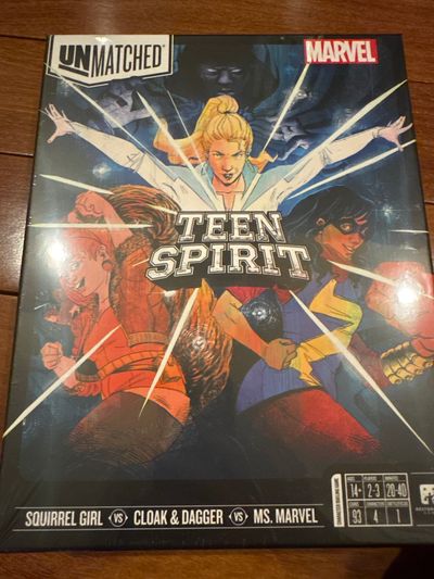 Brand new unmatched, Marvel teen spirit game Retail over $20