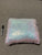 NA Sparkle pillow. Pink furry on back. Pen for size ref