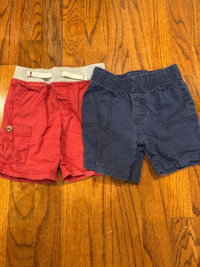 Kids headquarters carters Red and blue short bundle 24 Months
