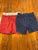 Kids headquarters carters Red and blue short bundle 24 Months