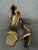 Fashion Nova Black Gold Chain Strap Shoe 8-1/2 (Adult)