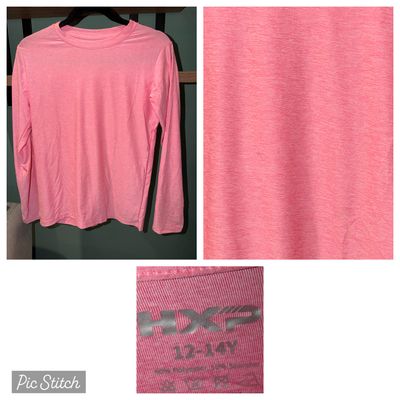 12 14 HXP Pink long sleeve breathable shirt 14-16