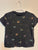 Rumi & Ryder Black Tee Shirt w Sea Creatures 3T
