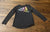 Adidas black long sleeve top  14-16