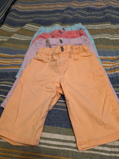 Childrens Place 4 Pair Color Shorts 6T/6