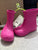 New with Tags Pink Crocs Rainboots $50 retail 13 (Lil' Kid)