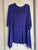 Blue long sleeved shirt size 1x 14W/16W  Women's 1X