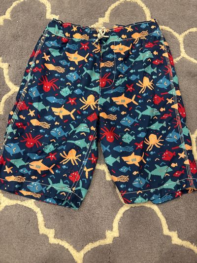 Gap 9 Mesh lined drawstring swim trunks 14-16