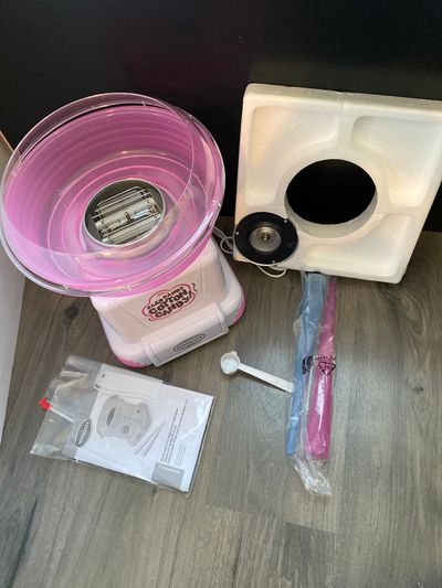 Hard Candy Cotton Candy maker with 2 sticks Originally $49 on Amazon  Used twice