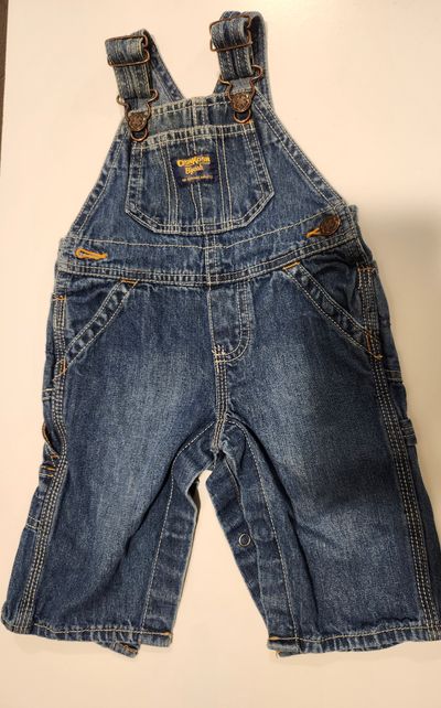 Osh Kosh Denim overalls pants 6 Months