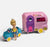Chelsea Barbie Doll and RV Trailer Play Set Excellent Condition